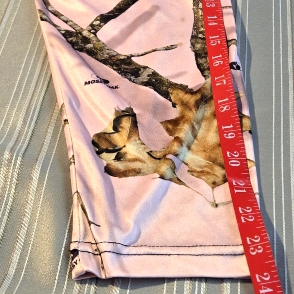 Mossy Oak Pink and Black Camo Long Sleeve Top Lightweight Women's XL - Picture 9 of 11